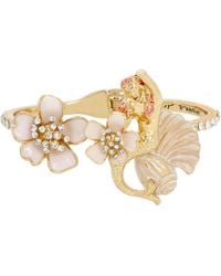 Betsey Johnson - S Mermaid Shell Bangle Bracelet - Lyst
