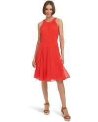 Tommy Hilfiger - Fit und Flare Kleid - Lyst