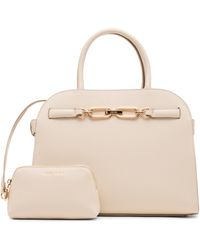 Anne Klein - Medium Curved Satchel With Convertible Strap - Lyst