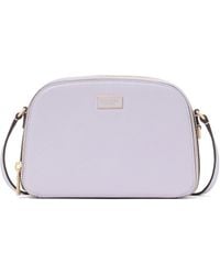 Kate Spade - Serena Saffiano Leather Double Zip Dome Crossbody - Lyst