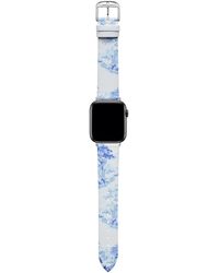 Ted Baker - Light Blue & White Leather Strap For Apple Watch® - Lyst