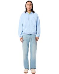 Lacoste - 5 Pocket Straight Cut Indigo Jeans - Lyst