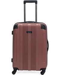 Kenneth Cole - Out Of Bounds Lightweight Durable Hardshell 4-wheel Spinner Cabin Size Travel Suitcase - Lyst