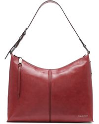 Calvin Klein - Max Top Zip Hobo Shoulder Bag - Lyst