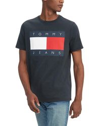 Tommy Hilfiger - Men's Tommy Jeans Short Sleeve Logo T Shirt - Lyst