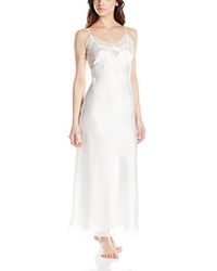 Only Hearts Silk Charmeuse Long Slip - White