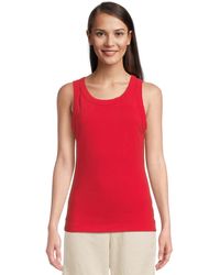 Michael Stars - S Paloma Wide Binding Tank Rumba One Size - Lyst