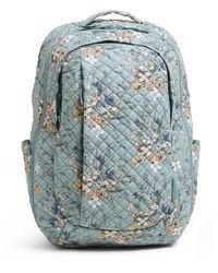 Vera Bradley Large Backpack Travel Bag - Blue
