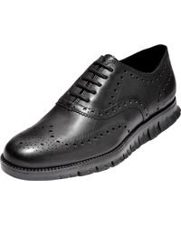 Cole Haan - Zerogrand Wingtip Leather Oxford Shoes - Lyst