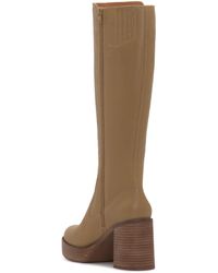 odillie knee high platform boot