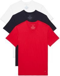 Tommy Hilfiger - Cotton Classic 3-pack V-neck Undershirts - Lyst