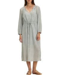 Velvet By Graham & Spencer - Lima Printed Crinkle Gauze Dress - Lyst