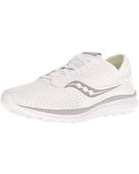 Saucony Kineta Relay Running Shoe in White/Grey (Gray) for Men - Lyst