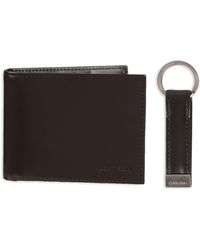 Calvin Klein - Wallet Sets-minimalist Bifold And Card Cases - Lyst