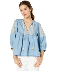 lucky brand peasant blouse