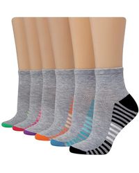 Hanes - Cool Comfort Moisture Wicking Arch Support Ankle Socks - Lyst