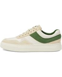 Vince - S Warren Retro Lace Up Sneaker Green/white Leather 12 M - Lyst