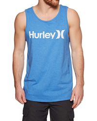 Hurley - Mens One And Only Graphic Tank Top T Shirt - Lyst