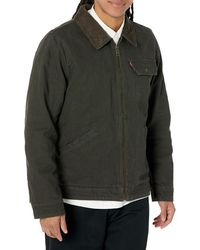 Levi's - Cotton Field Jacket With Corduroy Collar - Lyst