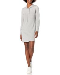 Calvin Klein - Long Sleeve Hoodie Dress - Lyst