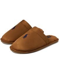 Polo Ralph Lauren - Klarence Scuff Slipper Shoes/Cream, Synthetic - Lyst