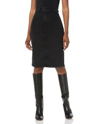 PAIGE - Siren Midi Skirt Jolene Pocket Back Slit - Lyst