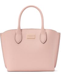 Kate Spade - Suite Crossgrain Leather Large Open Tote - Lyst
