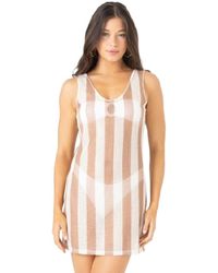 Roxy - Standard Casual Summer Cover-up Beach And Pool Dress-lightweight Flowy Mini Sundress - Lyst