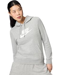 Nike - Sportswear Club Fleece Logo Pullover Hoodie - Lyst