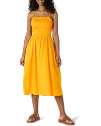 Amazon Essentials - Midikleid aus Baumwollsatin - Lyst