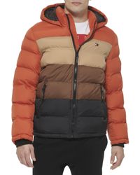 Tommy Hilfiger - Hooded Puffer Jacket - Lyst