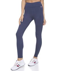 Tommy Hilfiger - Casual High Rise Debossed Logo Tape Legging - Lyst