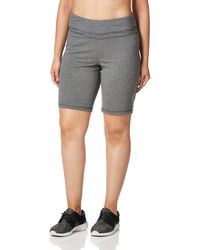 Danskin - Womens Essential Side Shirred Bermuda Shorts - Lyst