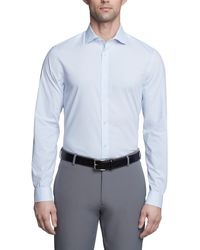 Calvin Klein - Dress Shirt Non Iron Stretch Slim Fit Stripe - Lyst