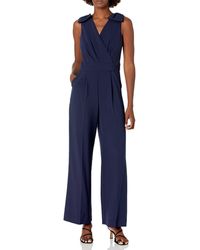 Tahari navy jumpsuit Outlet