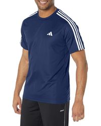 adidas - Size Essentials Base 3-stripes Training T-shirt - Lyst