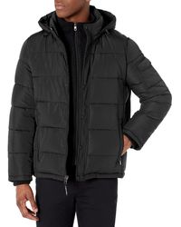Calvin Klein - Core Puffer With Polar Fleece Bib Jacket - Lyst