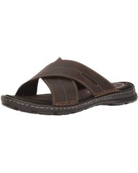 rockport men's sandals leather