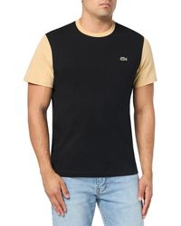 Lacoste - Regular Fit Short Sleeve Color Blocked Crew Neck Teeshirt - Lyst