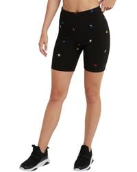Champion - Bike, Authentic, Moisture Wicking, Bikers Shorts For , 7", Tossed C Logo Black, X-small - Lyst