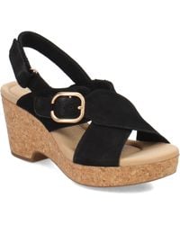 Clarks - Casual Wedge Sandal - Lyst