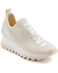 DKNY - Abbi Knit Slip On Sneaker With Logo - Lyst