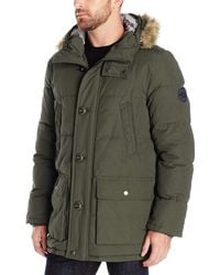 Tommy Hilfiger - Big And Tall Arctic Cloth Full Length Quilted Snorkel Jacket - Lyst