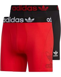 adidas Originals - Trefoil Athletic Comfort Fit Boxer Brief Underwear 2-pack - Lyst