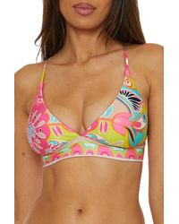 Trina Turk - Standard Venus Reversible Halter Bikini Top - Lyst