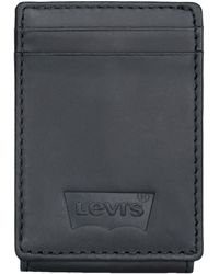Levi's - Rfid Embossed Logo Magnetic Front Pocket Wallet - Lyst