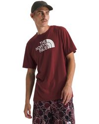 The North Face - Core Half Dome Short-sleeve Tee | Regular Fit Cotton Shirt With Graphic Design & Ribbed Collar - Lyst