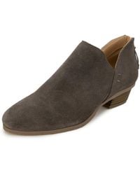 Kenneth Cole - Side Way Low Heel Ankle Bootie - Lyst