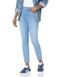 PAIGE - Hoxton Transcend Vintage High Rise Ultra Skinny Crop - Lyst