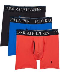 Polo Ralph Lauren - 3-pack 4d-flex Cool Microfiber Boxer Briefs - Lyst